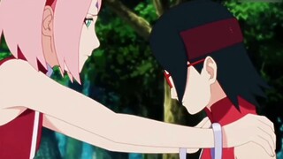 Sasuke prepares to teach Sarana how to use the Mangekyō Sharingan. "Naruto"