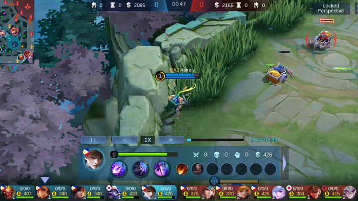 Using Gusion legend skin