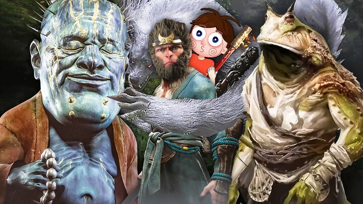 Black Myth: Wukong Episode 2 Bosses: Thanos Specter, Samoyed Spirit-Xu Zi, and the Giant Croaking Po