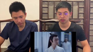 直男视角陈情令reaction第33集:33-10cut注意一下，大庭广众之下亲亲我我的