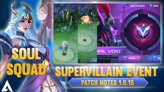 PATCH NOTES 1.6.16 UPDATED | PART II | KAGURA NEW SKIN | ALPHA SUPERVILLAIN SKIN | NEW HERO YIN