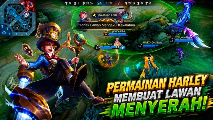Harley Datang Lawan Auto Surrender | MLBB MOBILE LEGEND