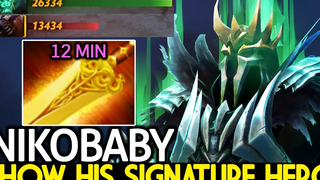 NIKOBABY Wraith King แสดงฮีโร่ที่เป็นเอกลักษณ์ของเขา 12 นาที Radiance Dota 2