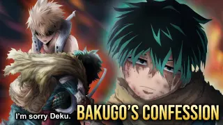 My Hero Academia BLEW Everyone's Mind - Bakugo Confesses To Deku - Bakugo Apology To Izuku EXPLAINED