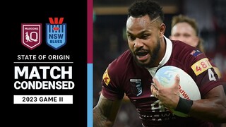 State of Origin II, 2023 | Queensland Maroons v NSW Blues | Match Condensed | NRL