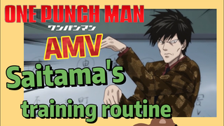 [One-Punch Man] AMV |  Saitama's training routine