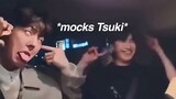 Douhyun mocking Tsuki’s expressions