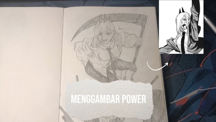 Menggambar Power | Chainsaw Man