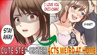 My Hot Step Sister Ignores Me In School But Turns Sweet At Home (Comic Dub | Animated Manga)