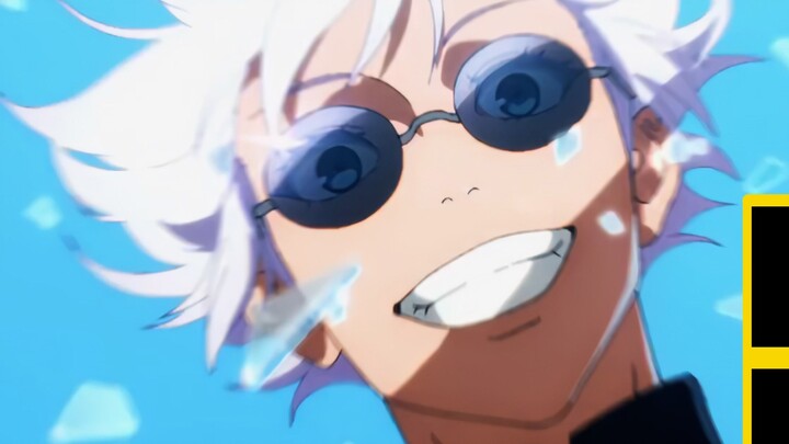 [𝟖𝐊/𝟔𝟎𝐅𝐏𝐒] Jujutsu Kaisen Musim 2 NCOP "The Blue Dwells" SVFI resolusi super 8K60fps, kualitas terti