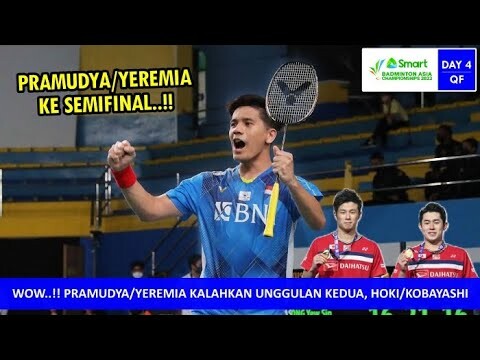Pramudya/Yeremia Kalahkan Hoki/Kobayashi, Auto Ke Semifinal Badminton Asia Championships 2022 Live