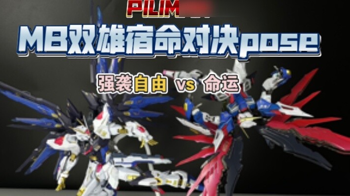 Cuộc đọ sức định mệnh giữa hai anh hùng Strike Freedom vs Destiny Seal Painting