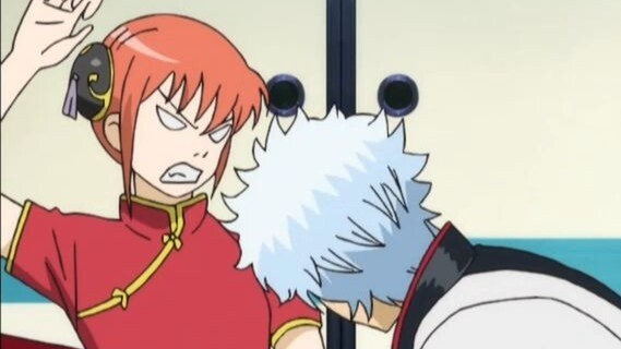 【Gintama】Kontak fisik Gintoki dan Kagura