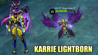 KARRIE SEMI LIGHTBORN SKIN SCRIPT CUSTOMIZE FULL EFFECTS NO PASSWORD - MOBILE LEGENDS