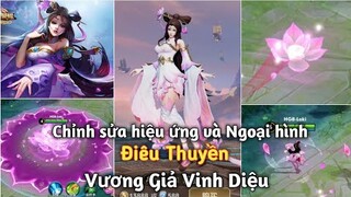 [ Vương Giả Vinh Diệu ] Điêu Thuyền được thay đổi ngoại hình và hiệu ứng kĩ năng trong phiên bản mới