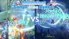 Ganyu vs Ayaka Lebih OP Mana? Showcase