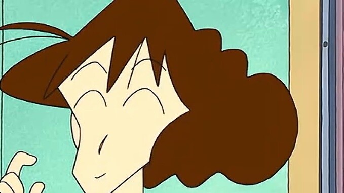 Shin-chan's strawberry was eaten by Mei-ya and broke into pieces on the spot