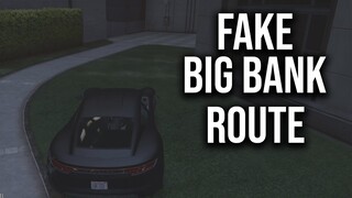 FAKE BIG BANK ROUTE | GTA 5 RP Carchase