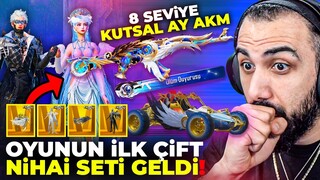 50.000 UC'LİK İLK ÇİFT NİHAİ SETİ GELDİ!! 😱 8 SEVİYE KUTSAL AY AKM VE ALTIN BUGGY | PUBG MOBILE