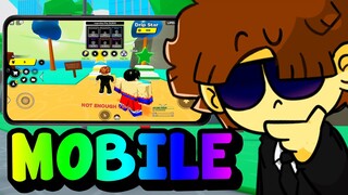 NOOB AO PRO, MAS NO CELULAR ANIME FIGHTERS SIMULATOR! [ROBLOX]