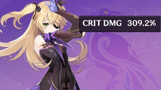 300% Crit Damage Fischl