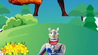 Ultraman Zero không có chân gà nào để ăn?
