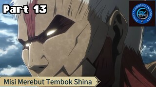 Melanjutkan merebut tembok Shina. Senjata baru tombak petir aot Part 13