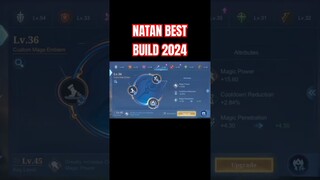 Natan Best Build 2024 (Part 2) #shorts #mlbb