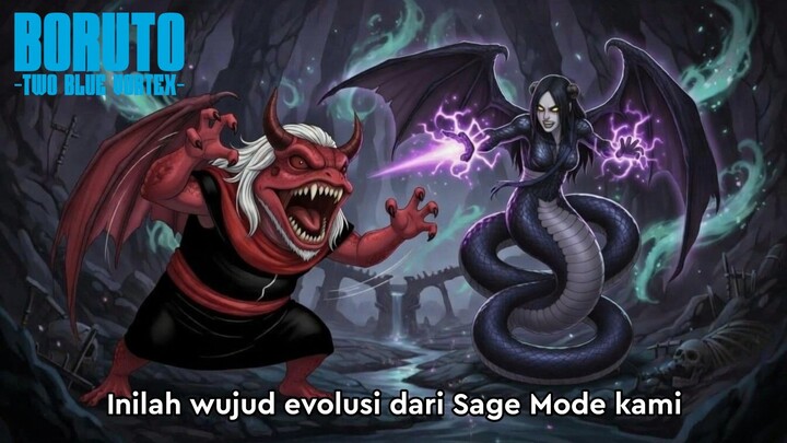 Dua Sannin Legendaris Bersatu - Boruto: Two Blue Vortex Episode 298 Part 162 Bahasa Indonesia