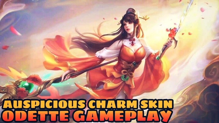 ODETTE - AUSPICIOUS CHARM SKIN GAMEPLAY - MLBB