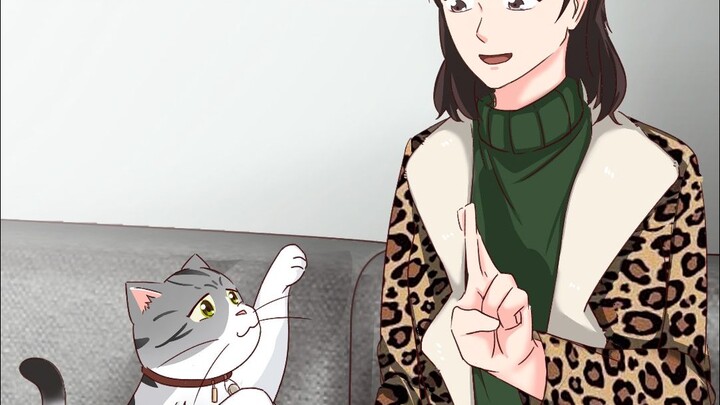 في العالم ليس هناك فقط من يفهمك، بل هناك أيضًا قطّ يفهمك.