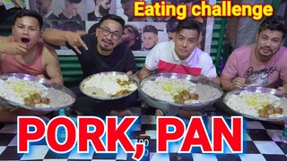 Special EATING CHALLENGE  Farewell party with my Childhood friends || Pork curry eating || Pan Eronb