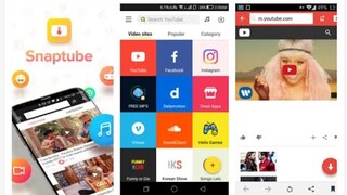 Unlimited Download ng video or Music sa Youtube,Fb, Instagram gamit si SNAPTUBE