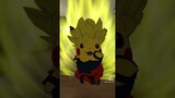 Vegeta vs Goku BUT Cursed #shorts #dbz #pikachu