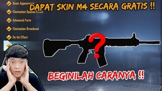 BEGINILAH CARA MENDAPATKAN SKIN M4 SECARA GRATIS BAGUS BANGET !! - PUBG MOBILE