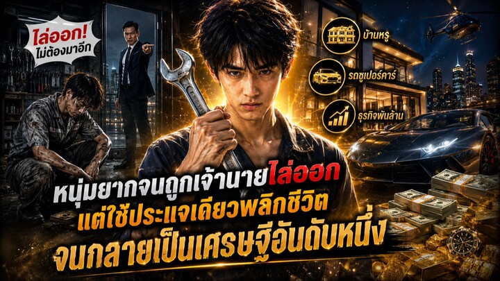 หนุ่มยากจนถูกเจ้านายไล่ออก แต่ใช้ประแจเดียวพลิกชีวิตจนกลายเป็นเศรษฐีอันดับหนึ่งข