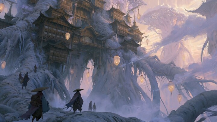 “Sư phụ mau nhìn, khắp Thanh Châu đâu đâu cũng là những cây cổ thụ cao vút!”