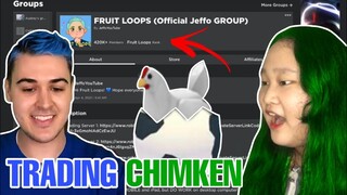 FRUIT LOOPS SERVER IN ADOPT ME *jeffo* | WHAT PEOPLE TRADE FOR CHICKEN (BIRB ARMY)