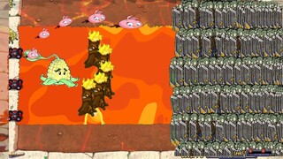 Plant vs Zombies ✔️ GIANT LAVA Zomboss Mode vs Kernel-pult - Pvz funny moments 2022 🅿78