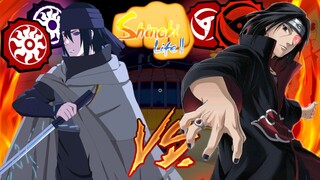 GOD SASUKE VS GOD ITACHI!, [RONDA 2!] VERSION SHINOBI LIFE 2 - Roblox Español