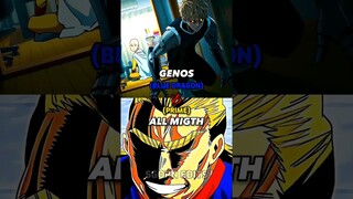 Genos vs All Might #shorts