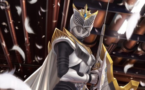 Ksatria wanita pertama di Heisei, Kamen Rider Kamen Rider, menggunakan semua skill deck