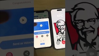 Omg use this hack‼️🔥 #prank #voiceprank #viral #funny #funnyvideos #kfc #mukbang #burgers #chiken