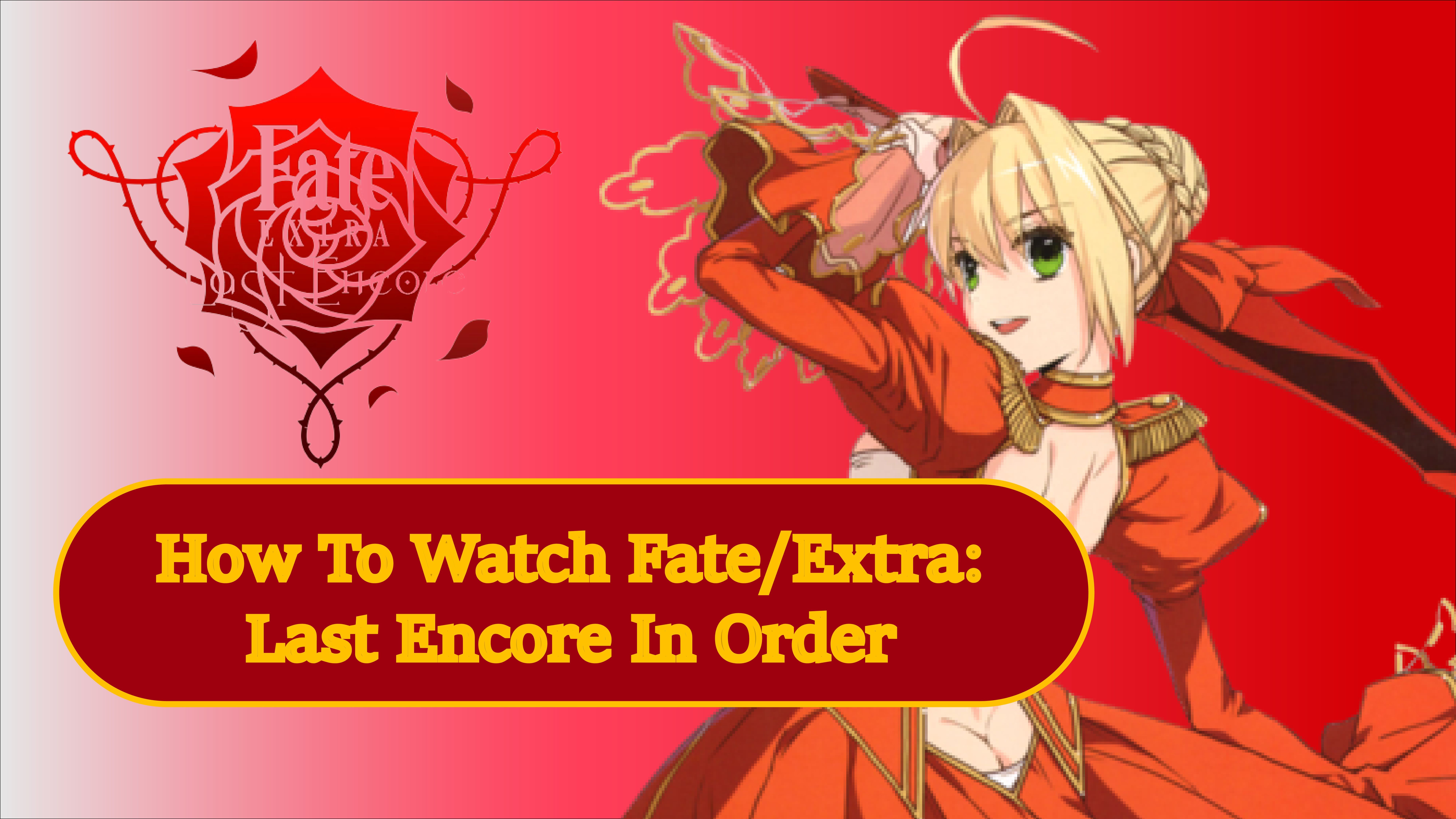Fate extra last encore anime HD wallpapers  Pxfuel