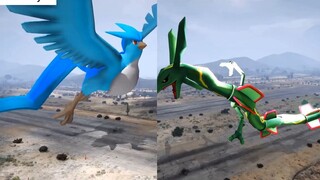 GTA 5 - Thử cho tất cả Pokemon truyền thuyết thần thánh cắn nhau -