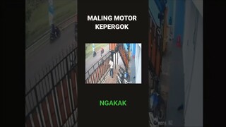 Maling motor Kepergok #shorts