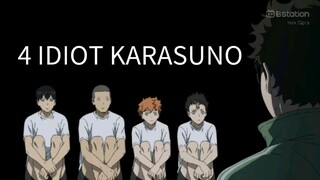 4 idiot Karasuno! Main Voli no.1, belajar no sekian😭