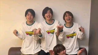 คลื่นทะเล TikTok 【ขณะไลฟ์สดบนอินสตาแกรมก็เต้นเพลง Poppin' Hoppin' Lovin'～🫶 มีคนหนึ่งมองเข้ามาในกล้อง