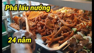 Phát hiện xe Phá Lấu Xiên Que Nướng 24 năm độc nhất vô nhị ở Sài Gòn