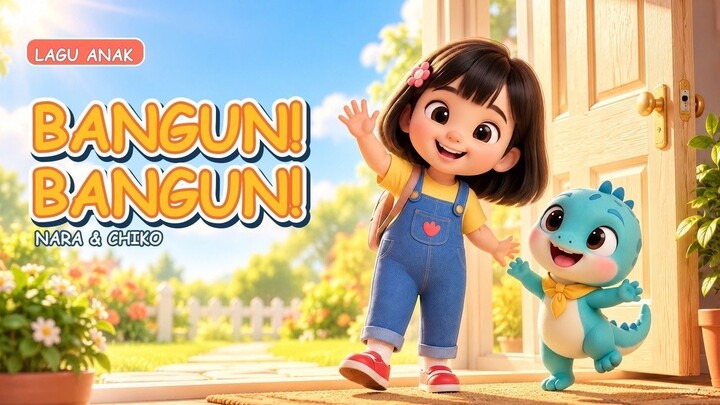 Bangun! Bangun! ☀️ | Lagu Anak Ceria untuk Semangat Pagi | Nara & Chiko